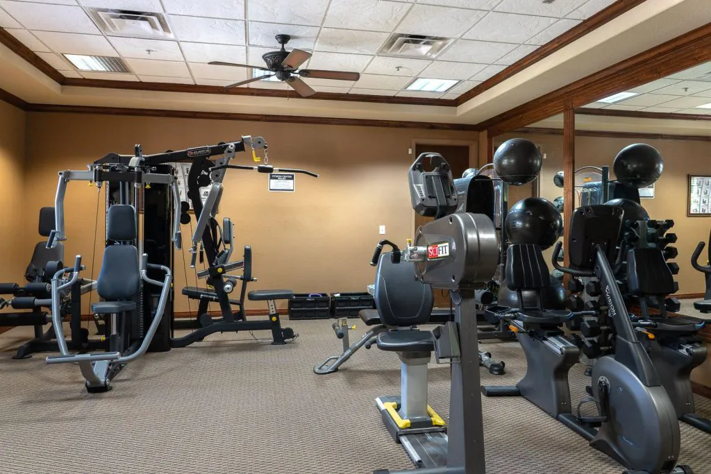 Fitness center at The Willows in Las Vegas