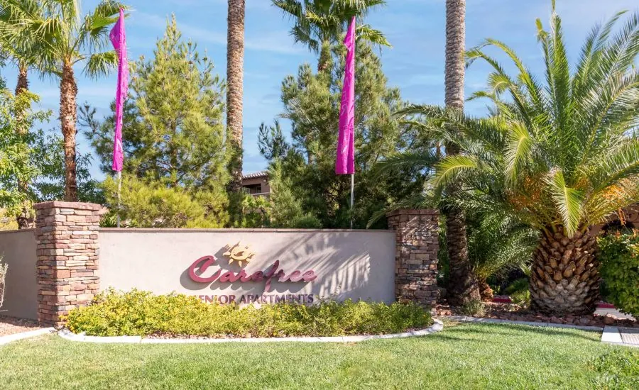 Front Entrance for Carefree Senior Living.